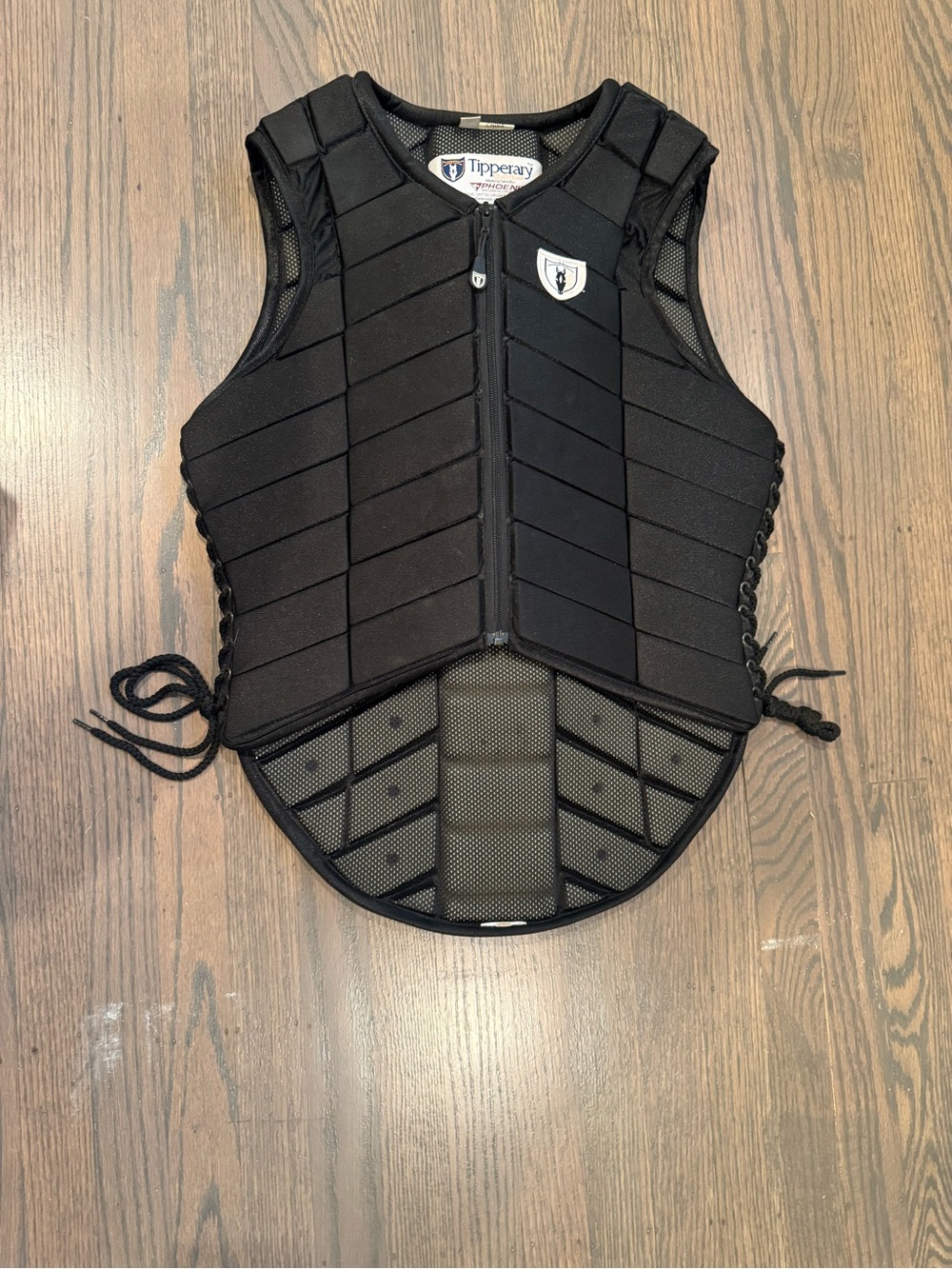 Tipperary Equestrian Protective Riding Vest - Black